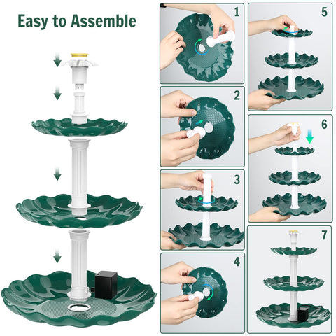 AISITIN DIY solar water pump enabling creative fountain ideas