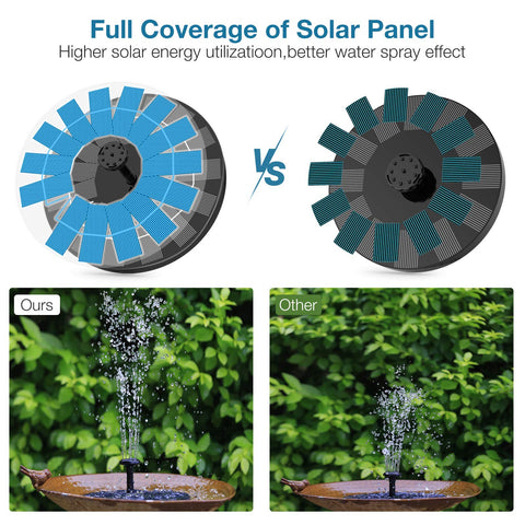 AISITIN floating fountain ideal for ponds or pools and decoration