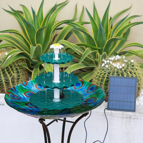 AISITIN outdoor bird bath decor enhancing patio aesthetics