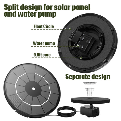 AISITIN quiet fountain minimizes noise in outdoor spaces