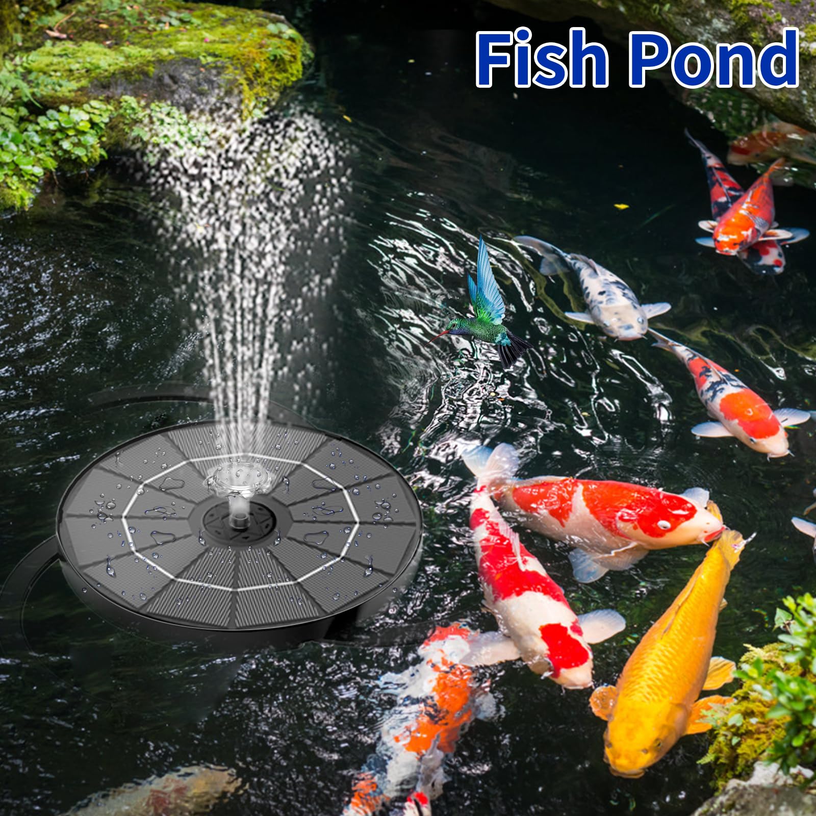 AISITIN quiet operation creates a subtle fountain sound.