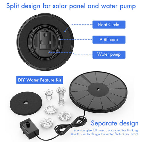 AISITIN care tips to maintain a long-lasting solar fountain performance