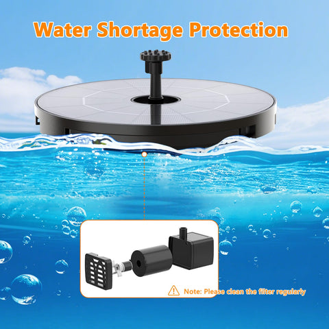 AISITIN center brackets stabilize the fountain during bird activity.