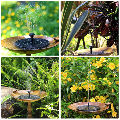 AISITIN fountain fits bird baths and ponds for lively water features.