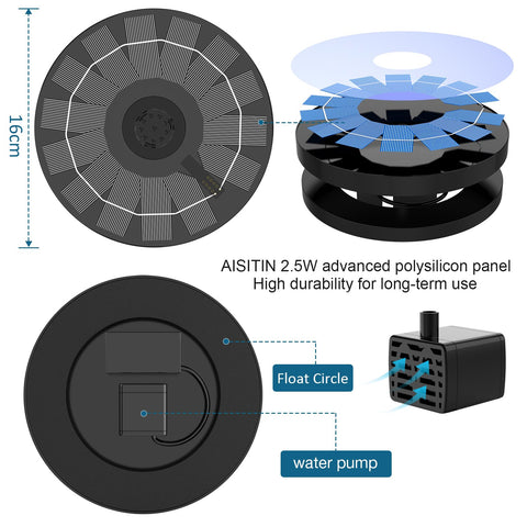 AISITIN cleaning reminder keeps the glass panel clear for reliable spray.
