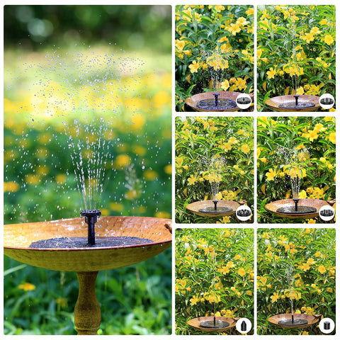 AISITIN fountain water flow enhancing garden decor.