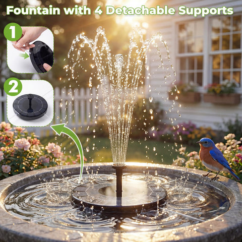 AISITIN water spray height 15-27 inches adds drama to ponds