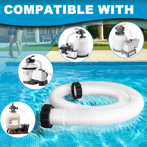 AISunGoo UV-resistant pool hose for outdoor use and durability.