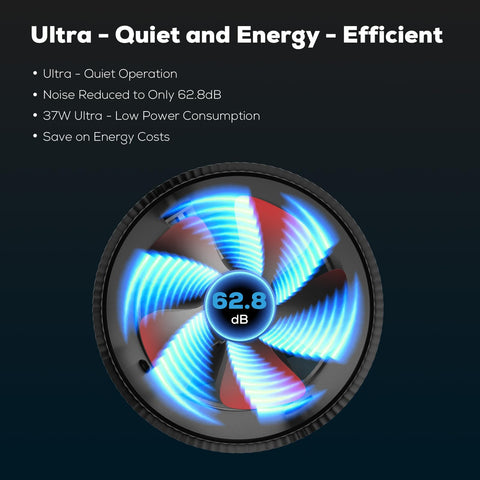 AITECAC speed controller dial for adjustable airflow