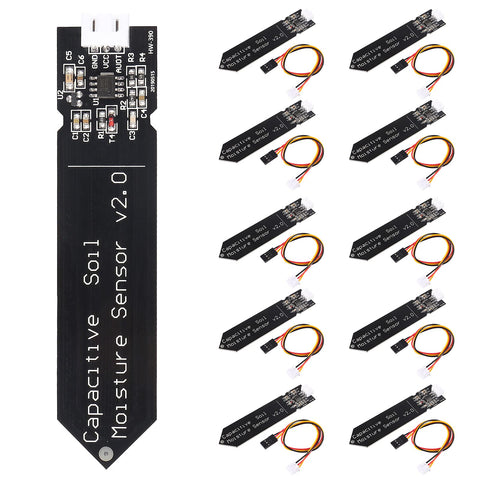 AITRIP capacitive soil moisture sensor 10-pack in packaging for easy inventory