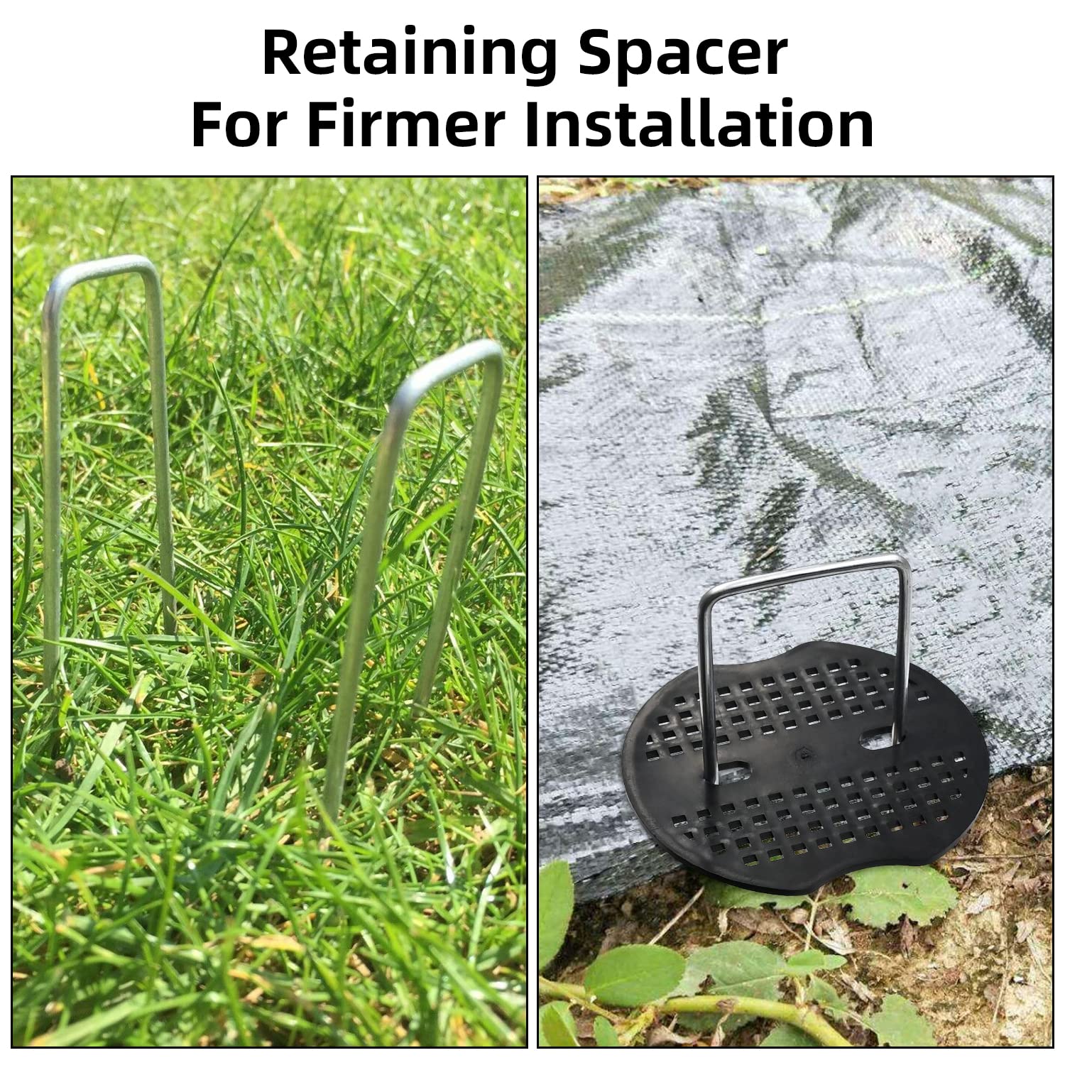 AiTuiTui outdoor staples anchor drip lines and tarps for tidy setups