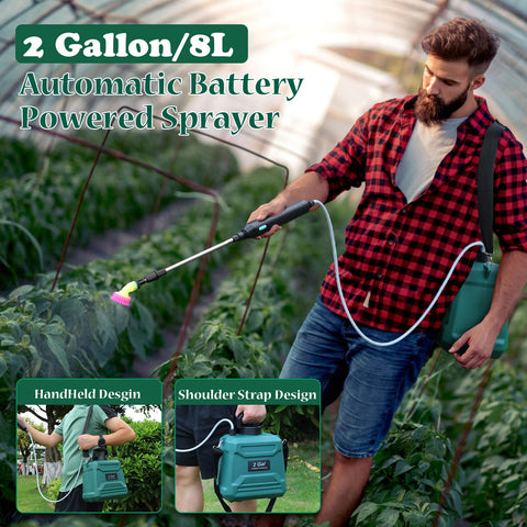 Aiuca adjustable shoulder strap for comfortable extended spraying sessions