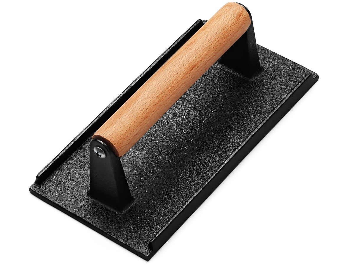 AIVIKI burger press in rectangular top view for even grilling.