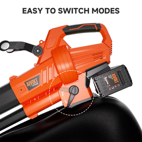 Blower and vacuum controls for easy switching
