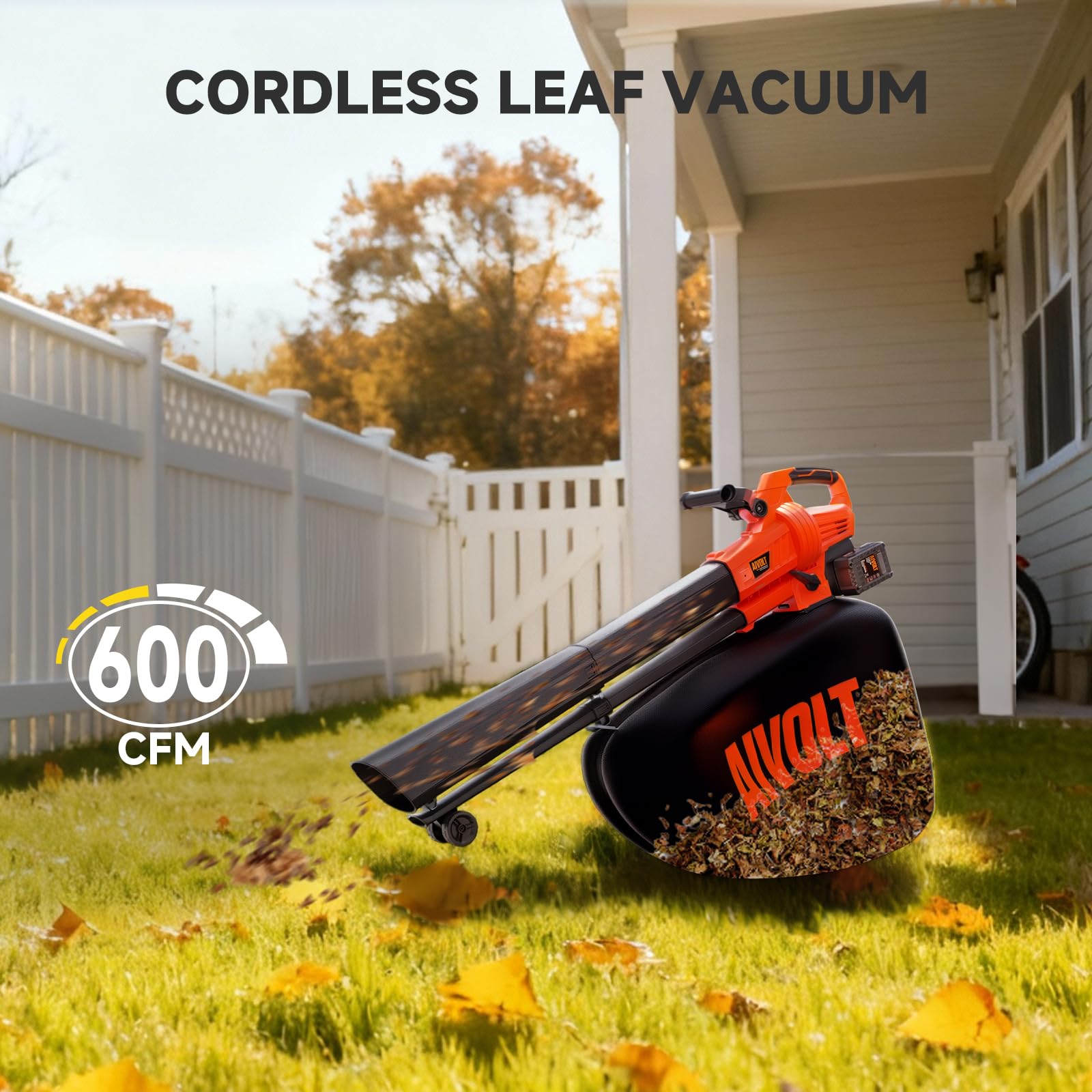 Two 4Ah batteries powering continuous yard work