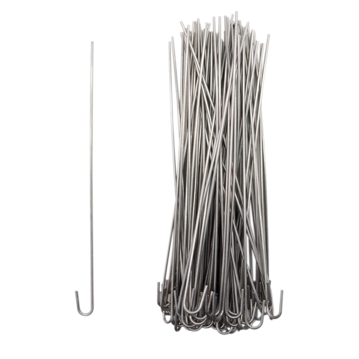 Aiwaiufu aluminum 8inch fence ties shown ready for quick chain-link fence installation.