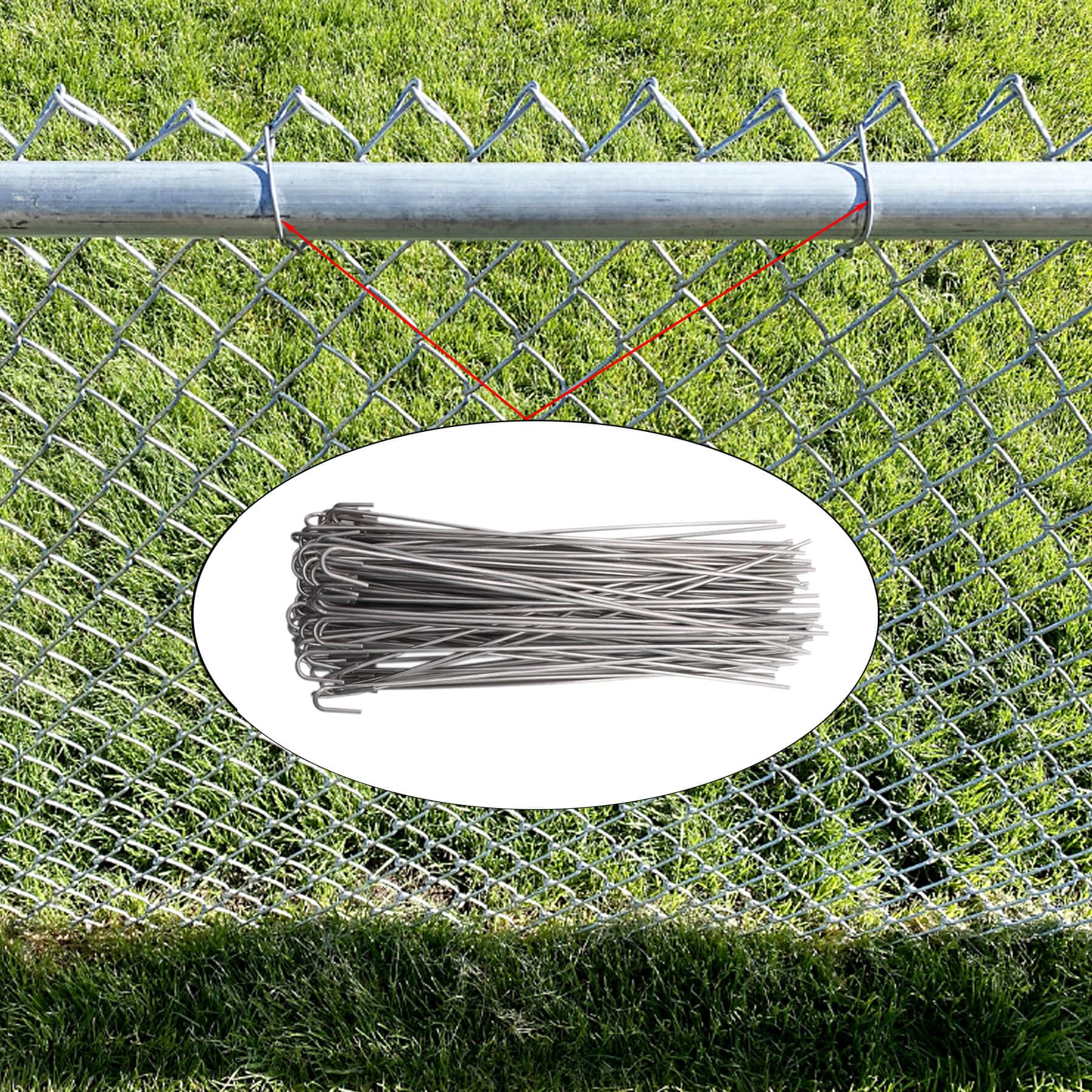Aiwaiufu versatile fence tie for garden and farm fencing tasks.