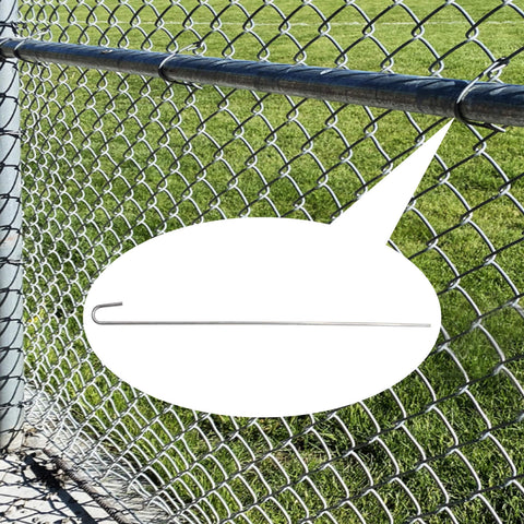 Aiwaiufu pack of 100 chain-link ties ready for fence projects.