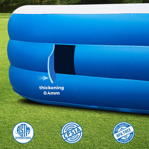 AIYIBEN pool setup shows simple water fill and quick assembly.