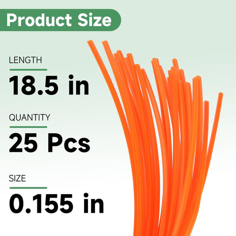 AIYOYOLIFE pre-cut 0-155 inch line prepared for fast loading