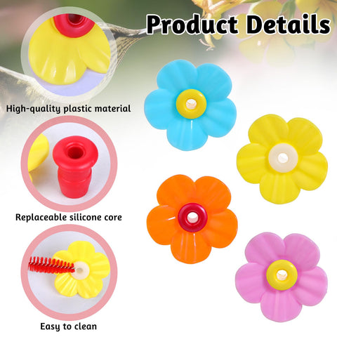 Aiyorse durable plastic replacement flowers withstand sun and rain.