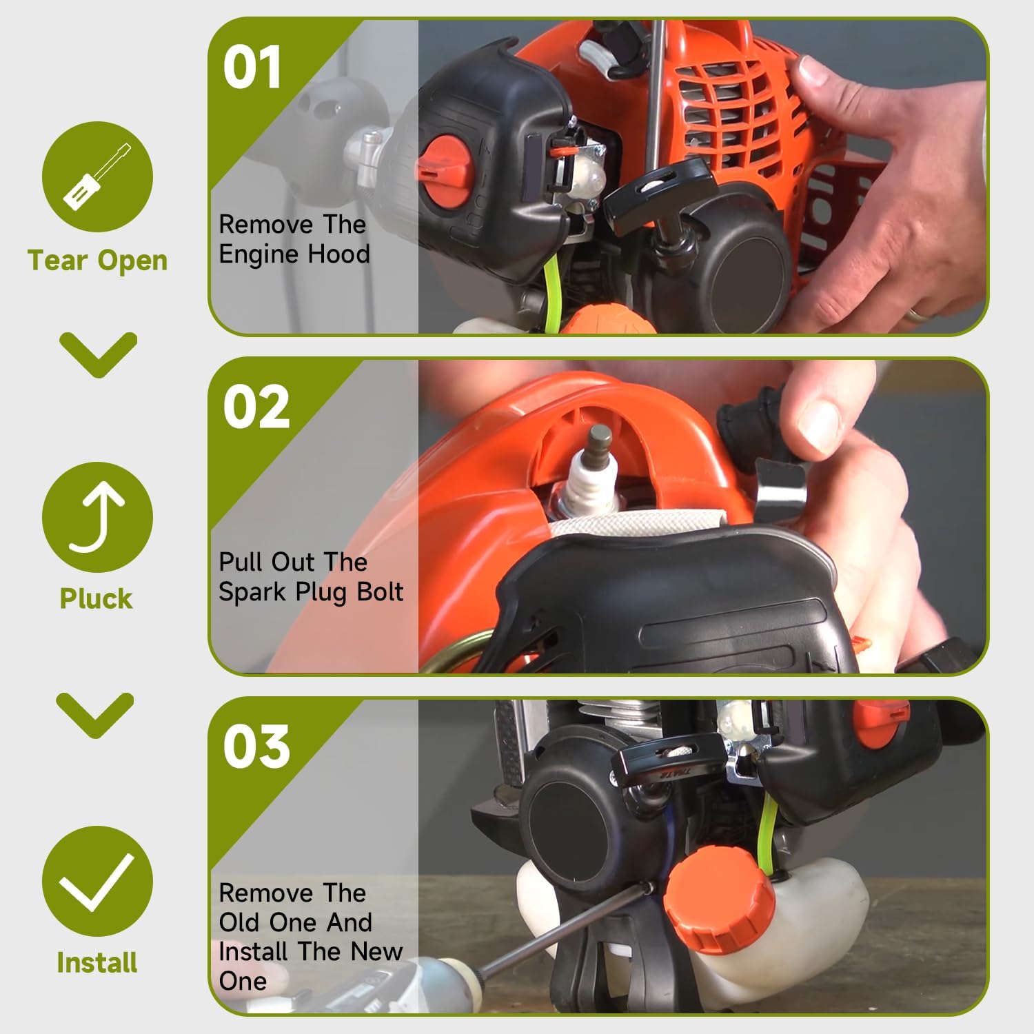 AIYOYOLIFE recoil starter for Echo SRM-225U helps professionals tackle heavy-duty maintenance.