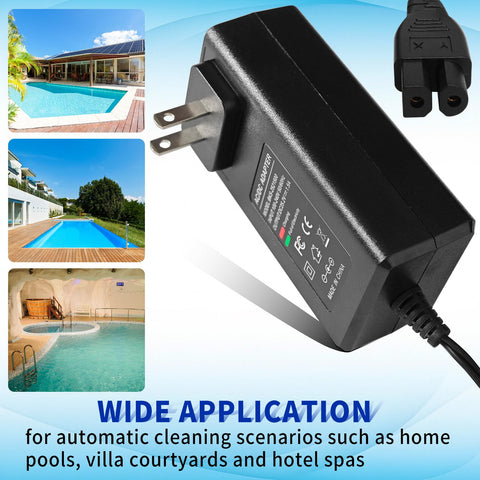 AIZYSY Wybot wall-mounted charger with LED indicator shows real-time charging status