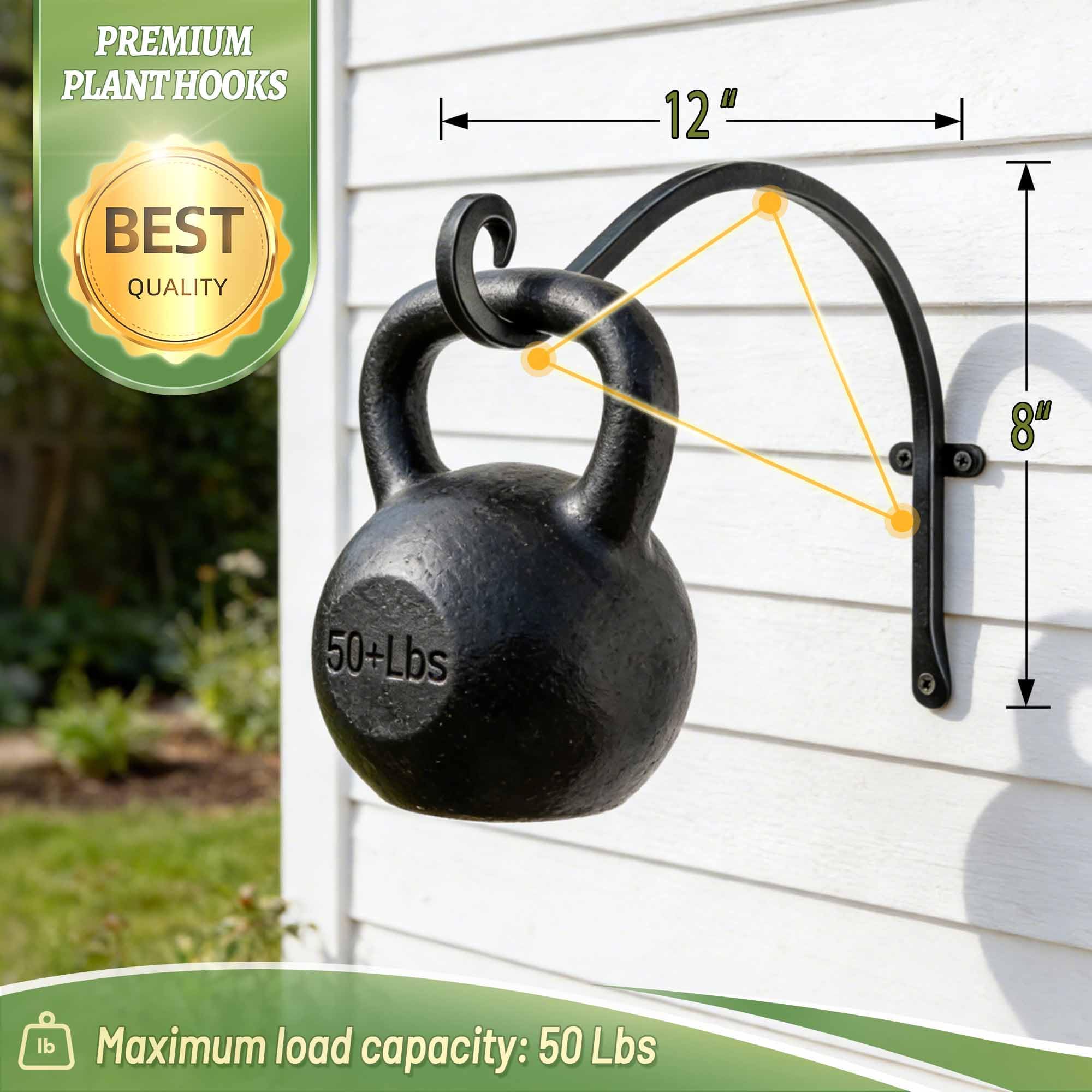 AJART rustproof powder coating on outdoor hook with weather protection