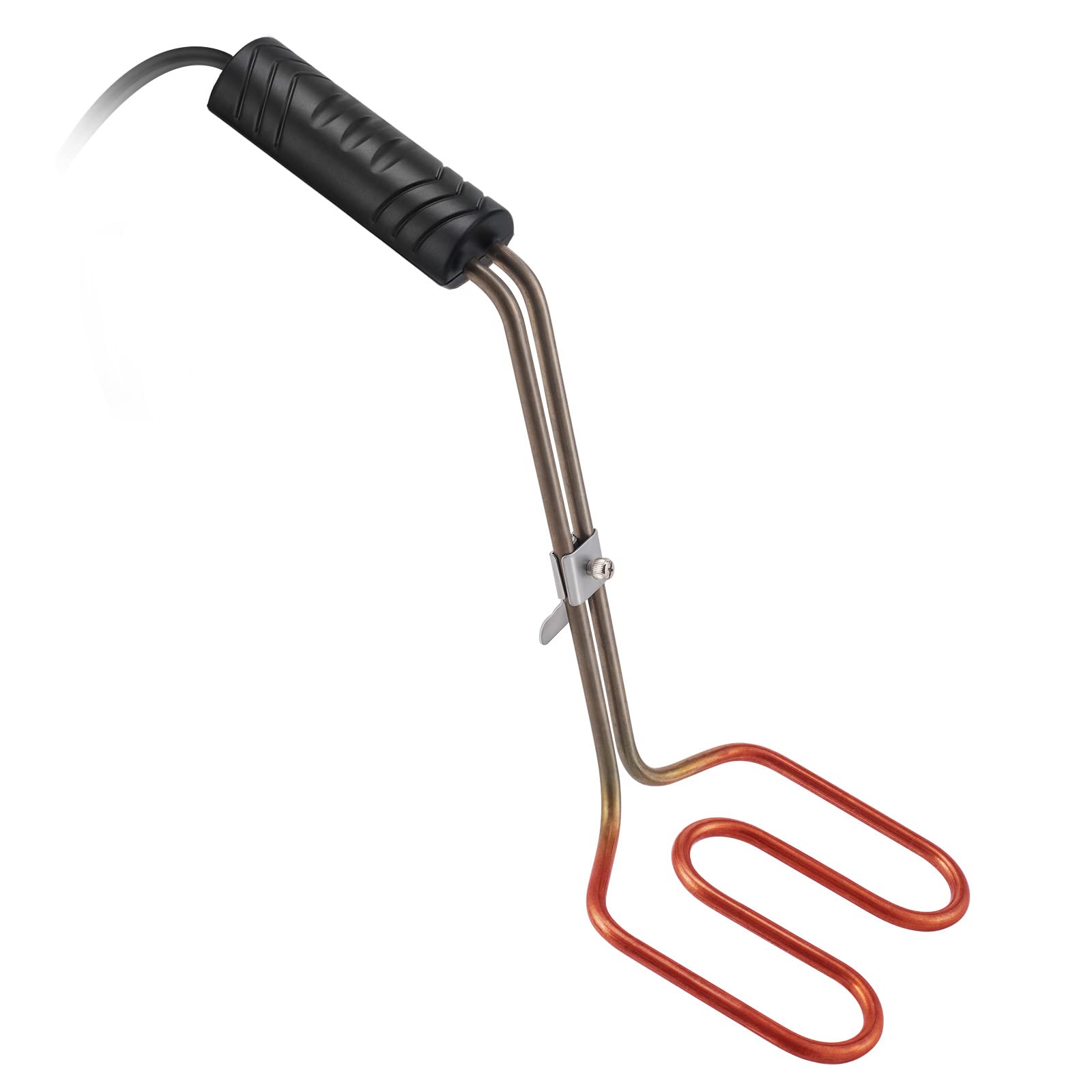 Ajiaguo electric charcoal starter ignites briquettes quickly for efficient grilling.