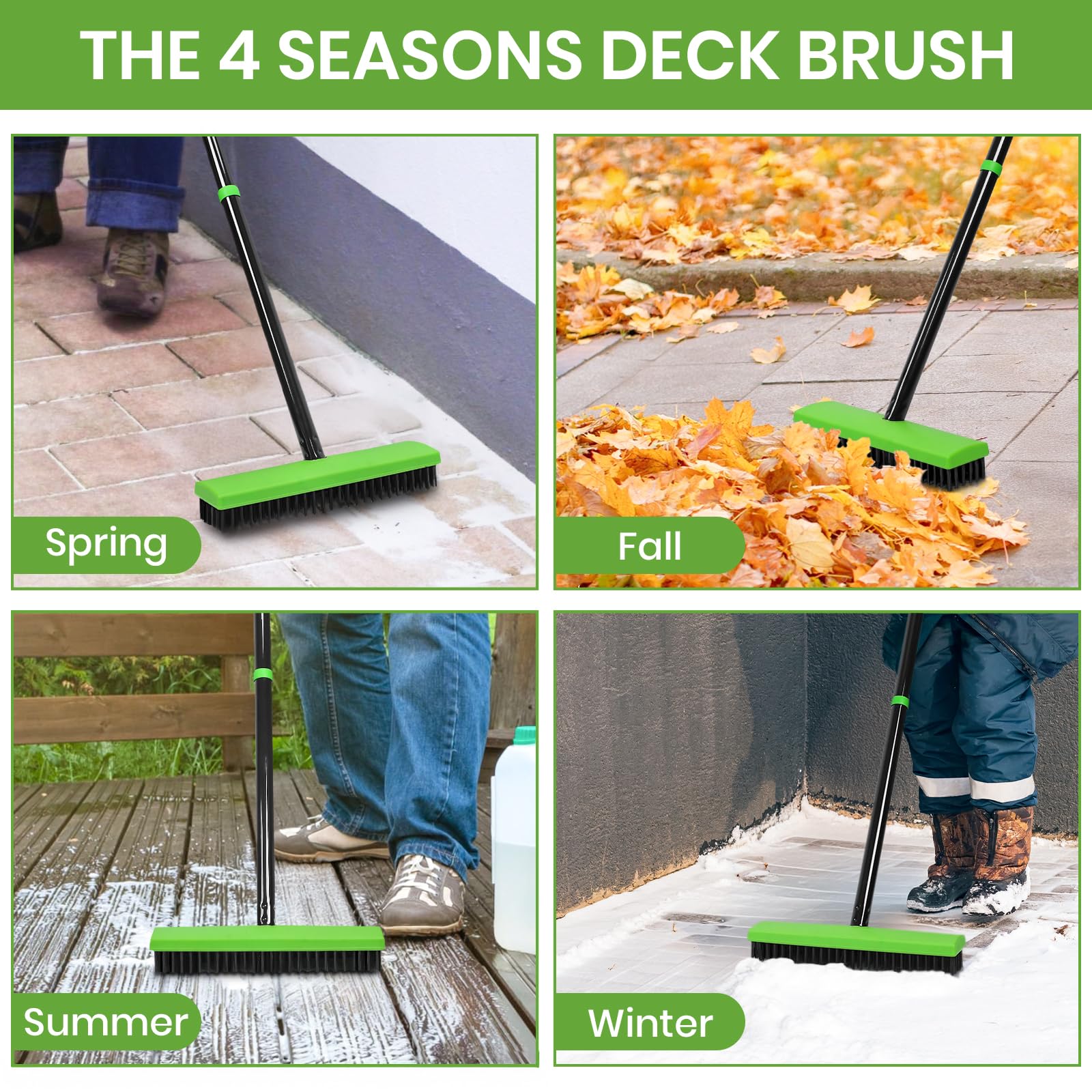 Ajimy built-in scraper helps dislodge growth on hard surfaces
