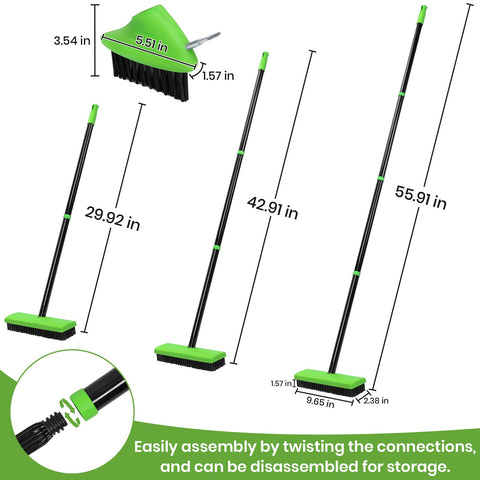 Ajimy durable PP base keeps the brush steady during use