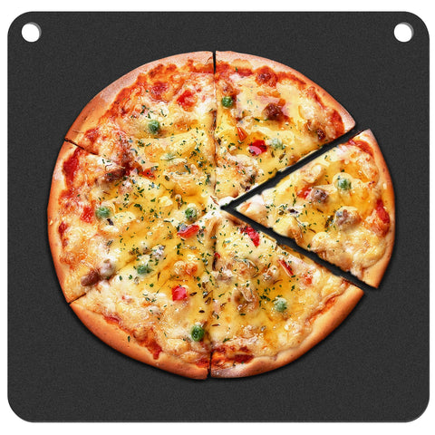 AJinTeby 16-inch pizza steel heats evenly for crisp crust.