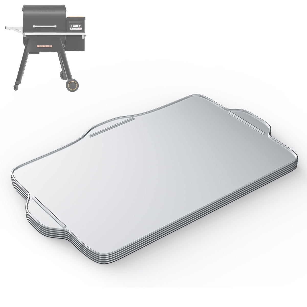 AJinTeby 5-pack drip tray liners ready for quick cleanup after grilling.