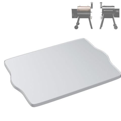 AJinTeby drip tray liner for Traeger Pro 575; durable aluminum catches grease and protects the grill