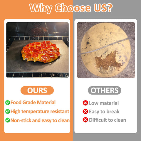 AJinTeby easy-clean surface resists grease and odors.