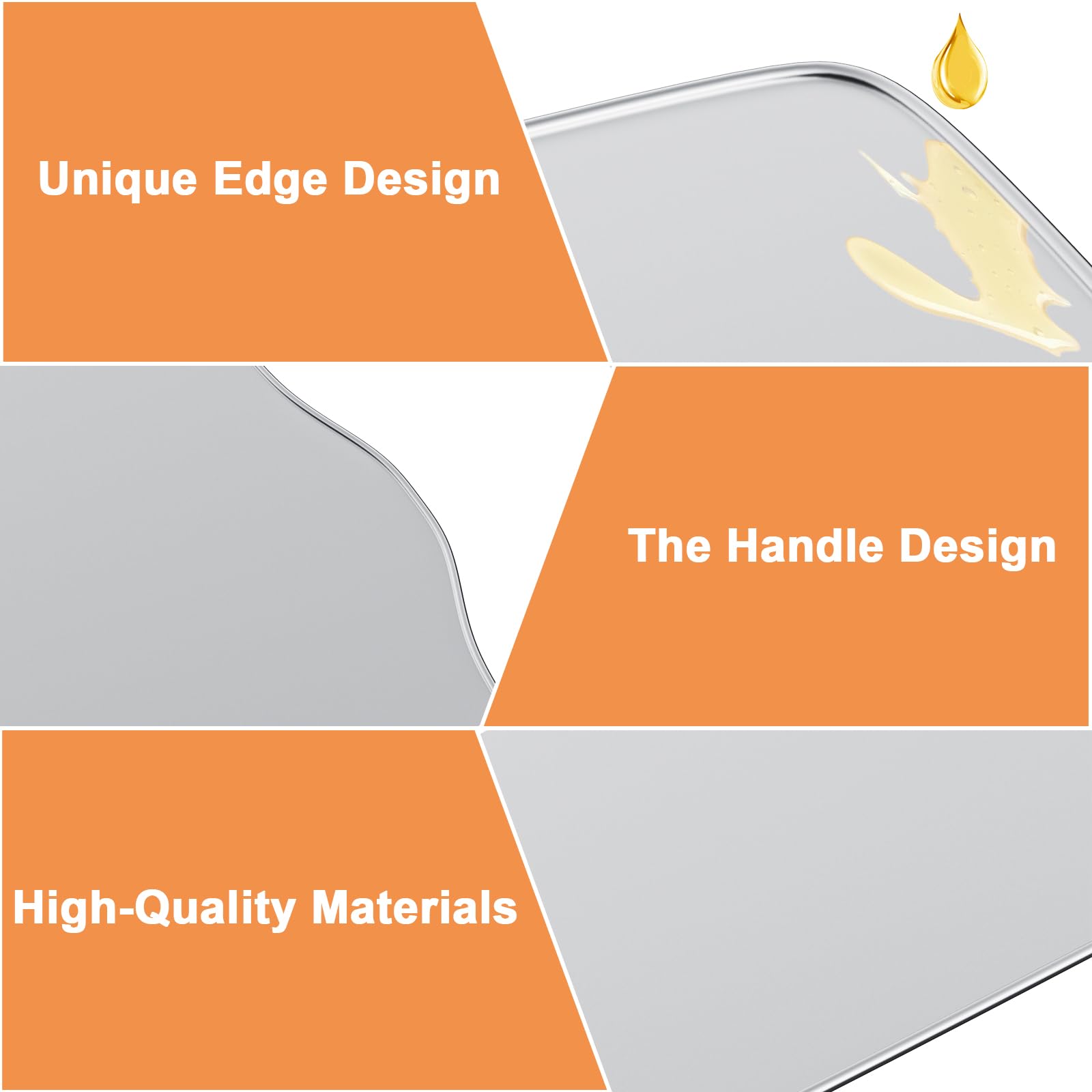 AJinTeby high temperature aluminum tray liner; built to withstand heat in grilling sessions