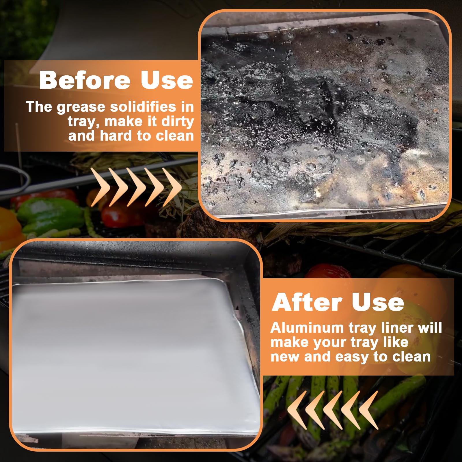 AJinTeby no-wash-required liner saves time between cooks.
