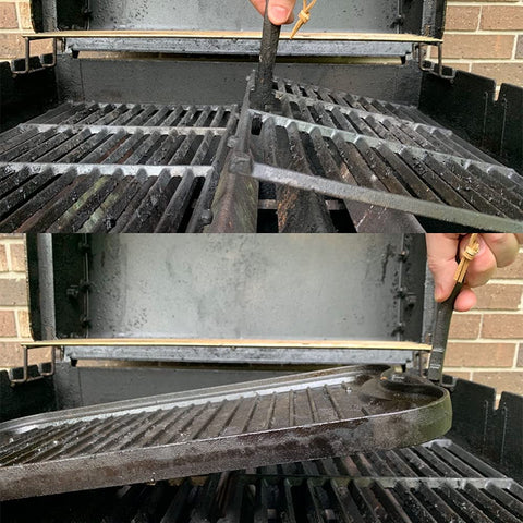 AJinTeby one-handed grate lift simplifies grill maintenance