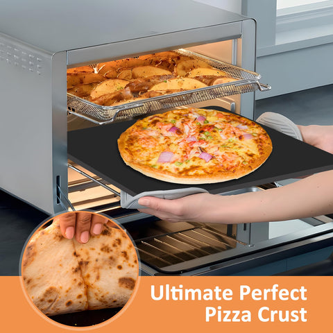 AJinTeby pizza steel compatible with oven and grill.