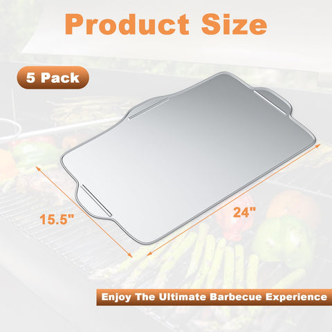 AJinTeby Timberline 850 compatibility liner protects the BAC522 tray during cooking.