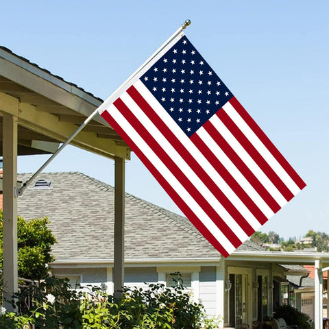AJJSUE American flag outdoor 3x5 side graphics; readable from both sides