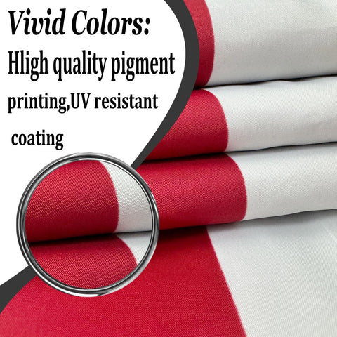 AJJSUE American flag outdoor 3x5 vibrant colors; resists sun fading