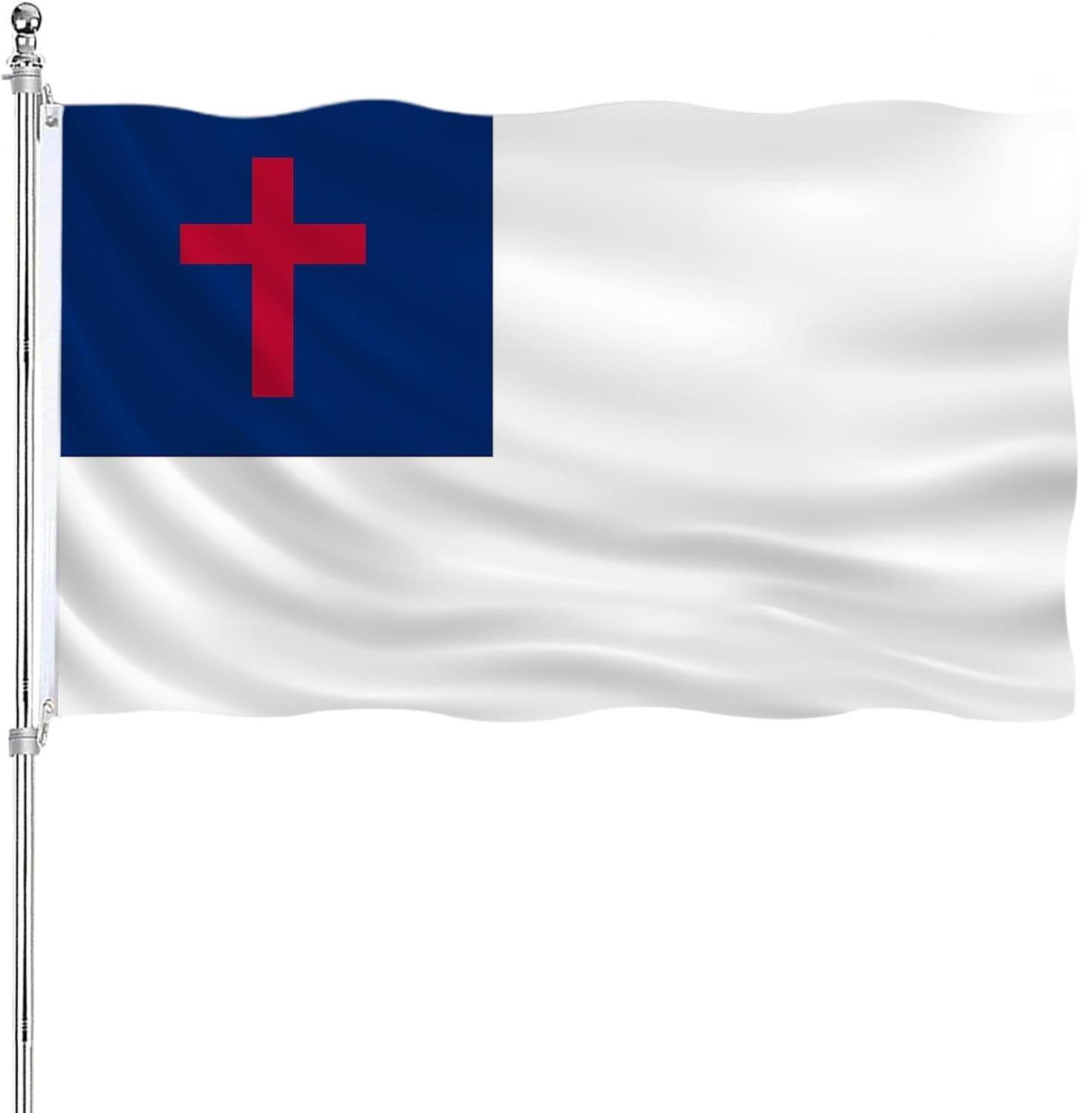 AJJSUE Christian Flag 3x5 double-sided display readable from both sides