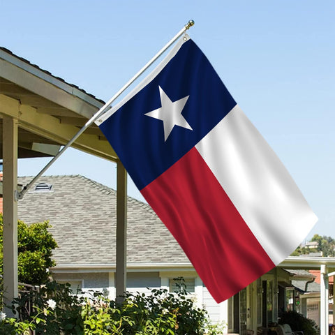 AJJSUE double-sided Texas flag graphic readable from both sides.