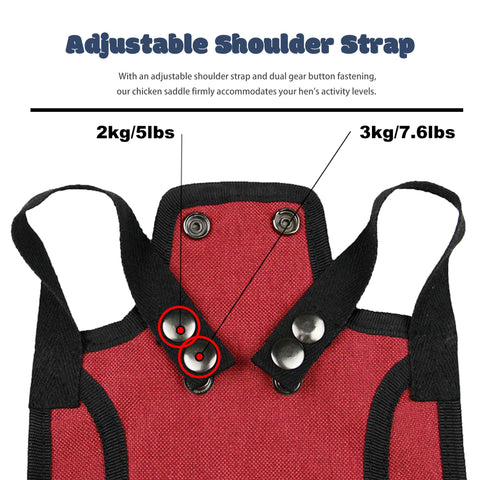 Ajqiomh purple chicken saddle back protector offers adjustable fit for active hens.