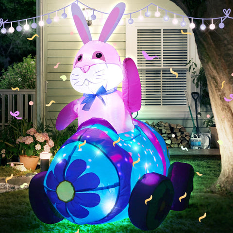 AJY festive Easter decor displayed on yard, porch, or garden