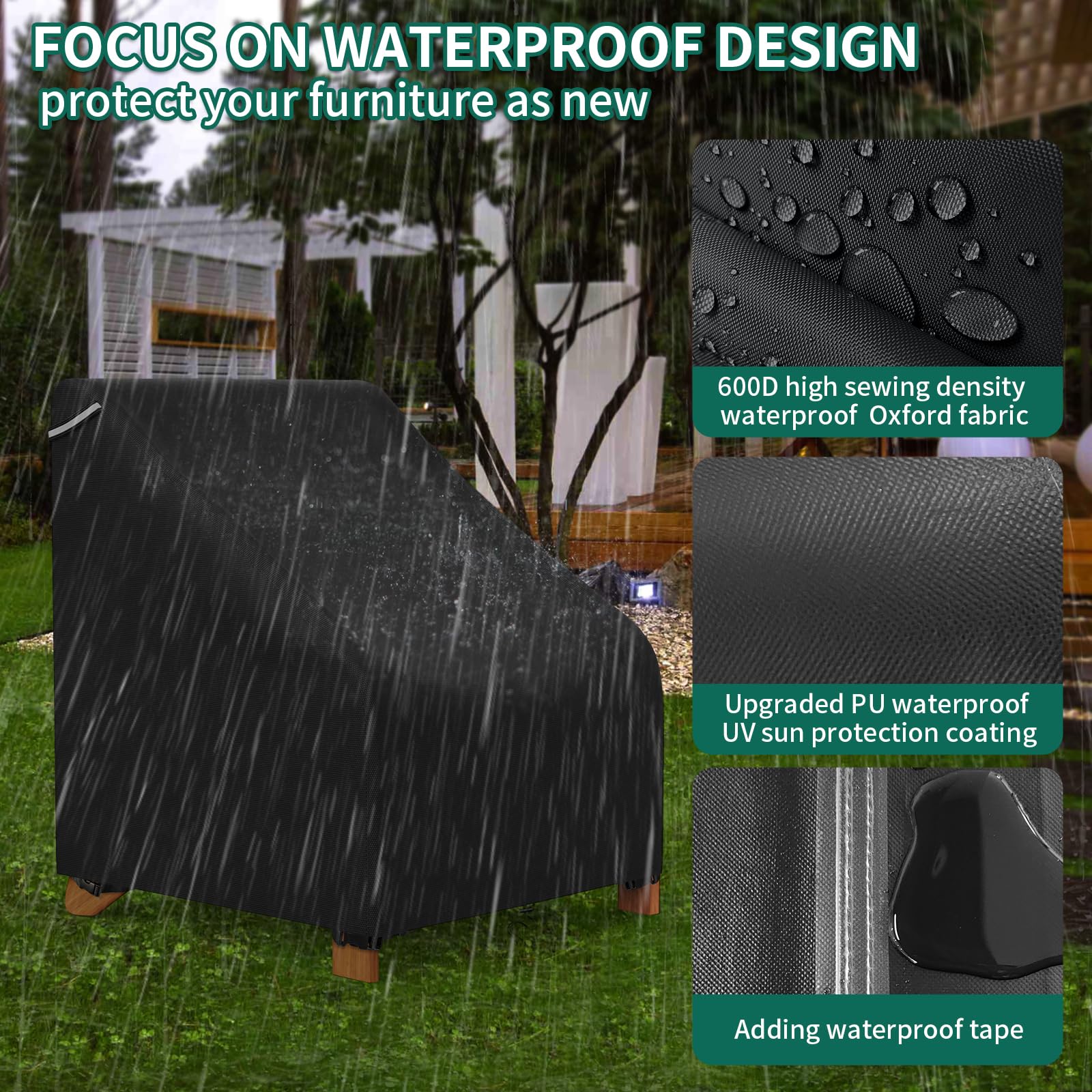 Easy wipe-clean surface for quick maintenance after outdoor use