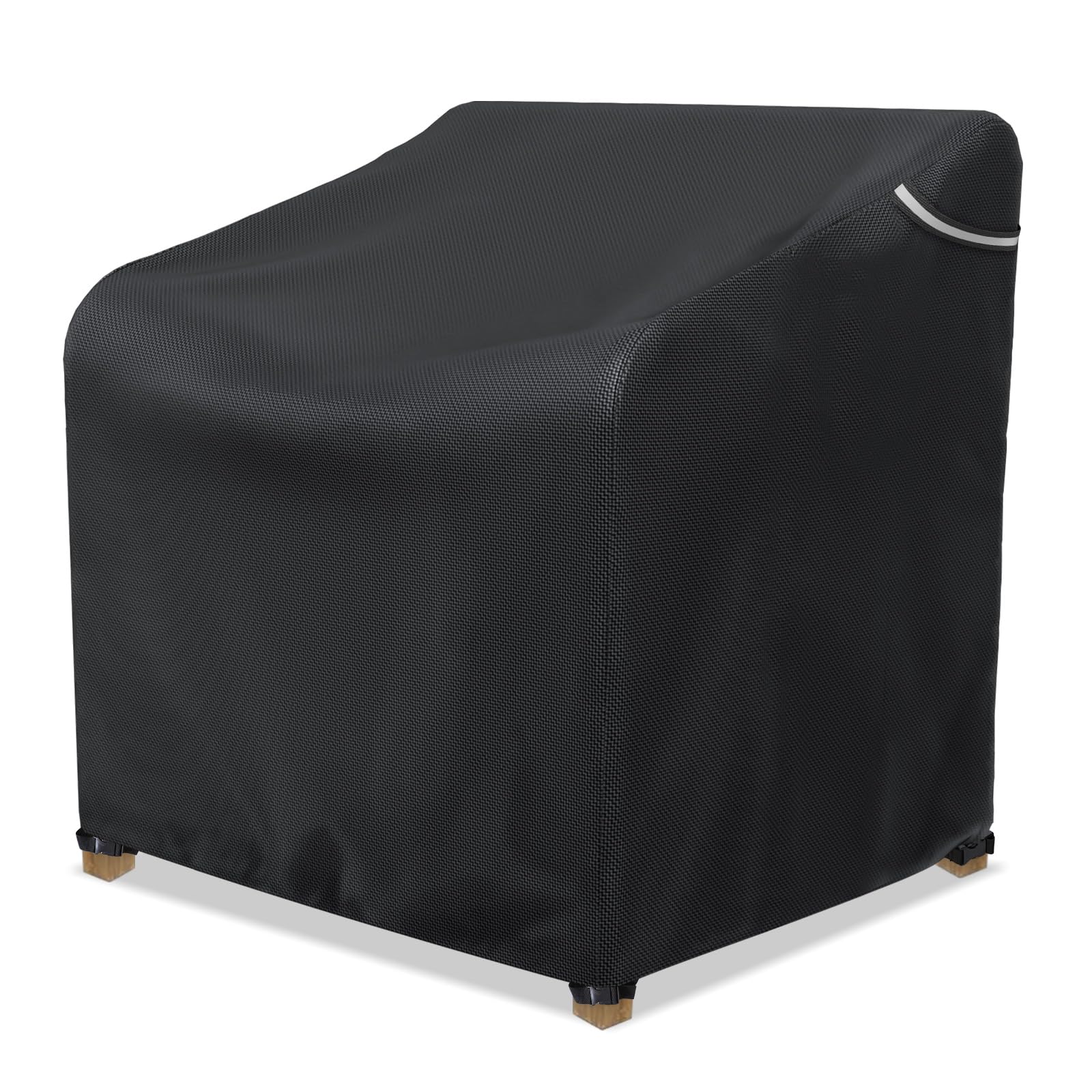 AKEfit patio chair cover on lawn protecting outdoor furniture from weather