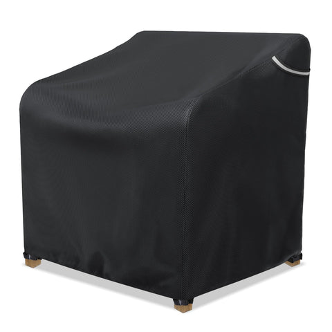 AKEfit patio chair cover on lawn protecting outdoor furniture from weather