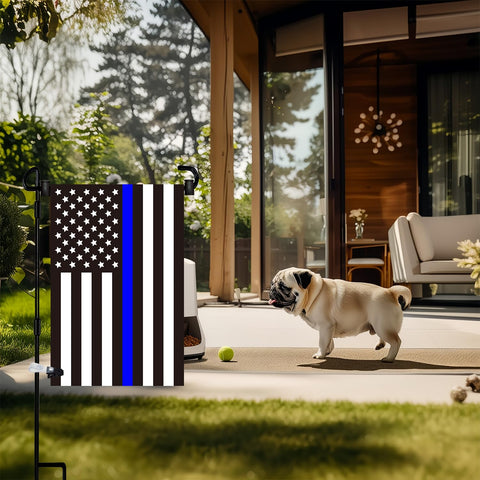 Akeydeco flag stopper maintains flag height for clean garden presentation.